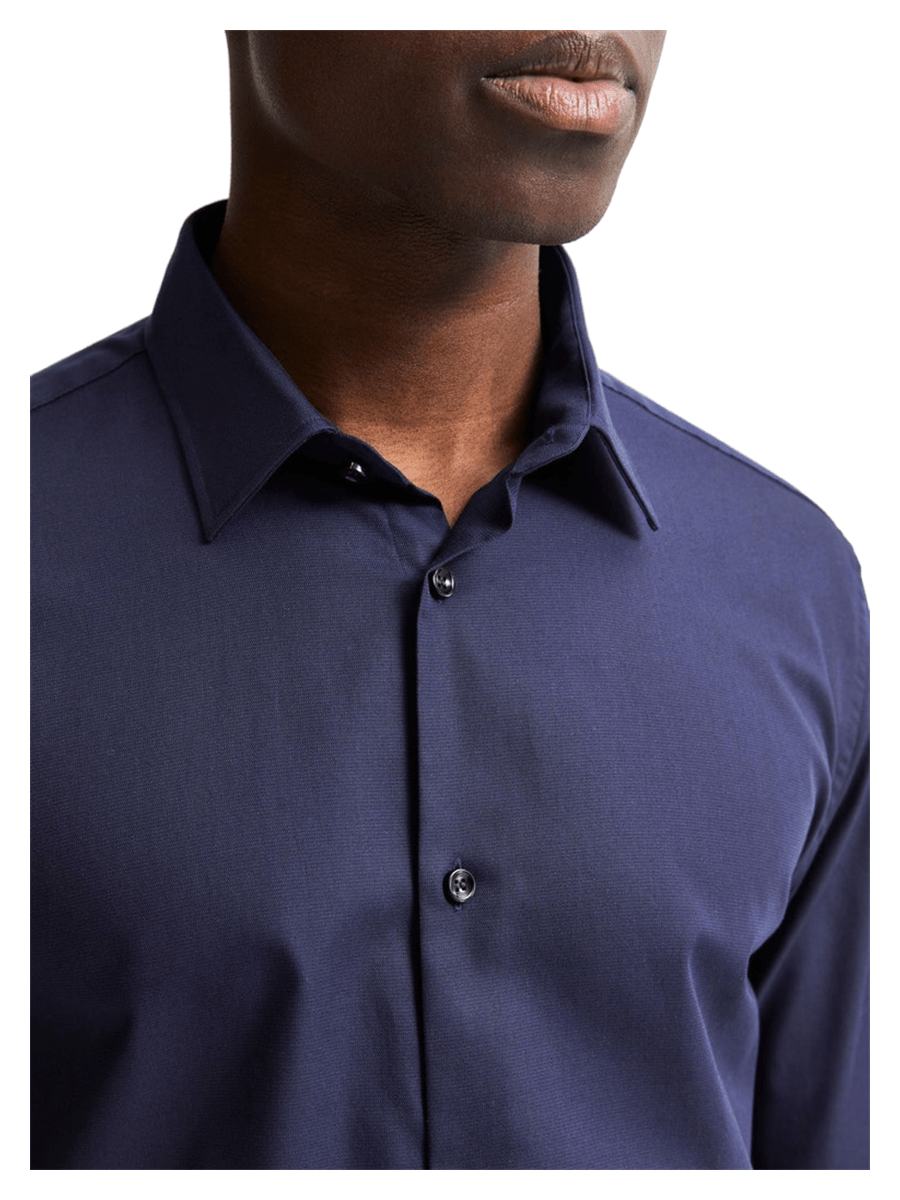 Selected Men Skjorter 16080200_peacoat_M - Bygholm Menswear